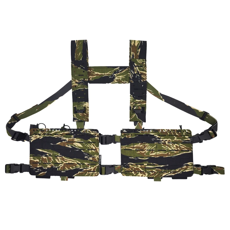 

Тактические Raiders Laser Cut 34A Chest Rig NIR Compliant Jungle Green Tiger Camo ( 051830 )