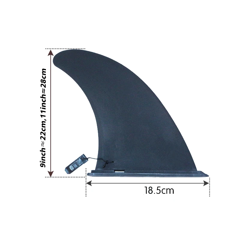 SUP Surf Water Wave Fin Accessories Stablizer Stand Up Paddle Board Surfboard Detachable Slide-in Inflatable Fishing Boat 9 Inch