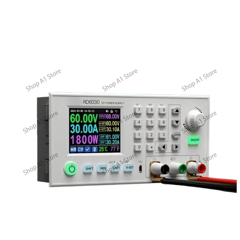 High Power Digital Control Adjustable DC Power Supply, Laboratory Voltage Regulator for Lithium Battery Charge