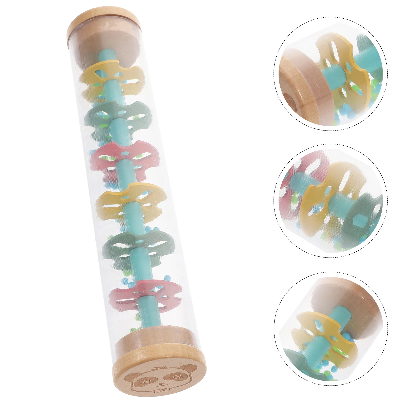 

Rain Sounder Kids Musical Instruments Transparent Stick Calming Sounds Shaker Rainphone Educational Toys Music