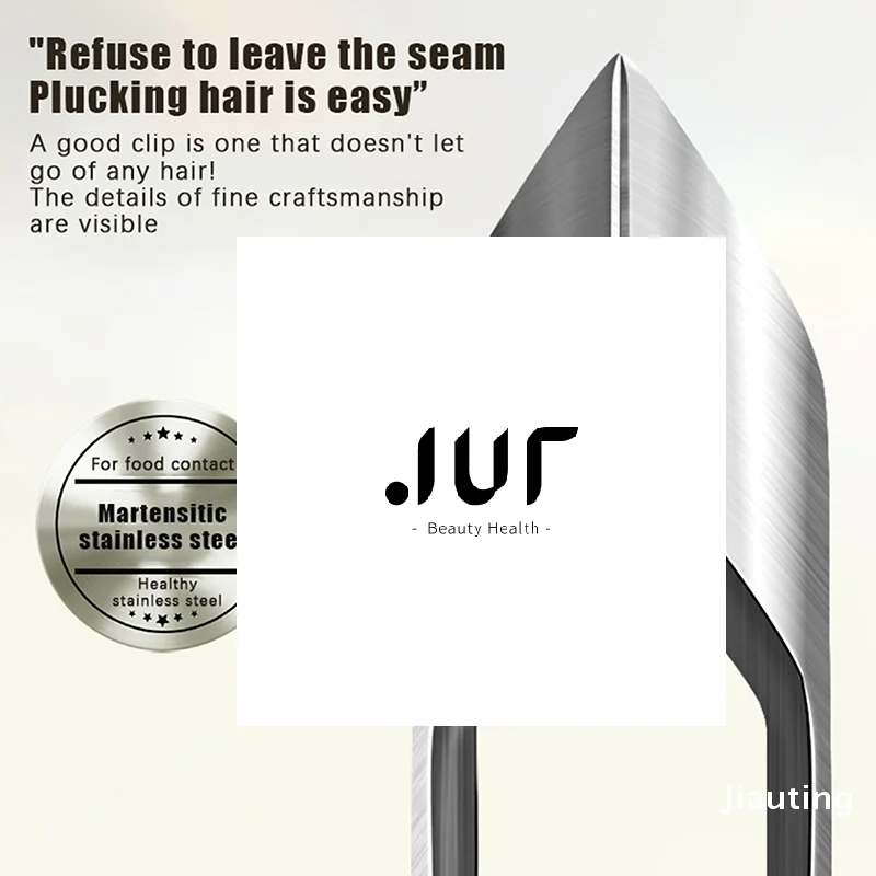 المهنية واسعة الفم الشعر نتف الملقط سماكة الفولاذ المقاوم للصدأ اللحية نتف أداة سحرية الملقط للنساء الرجال