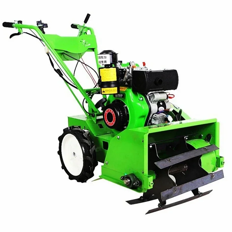 Four-wheel Drive Diesel Weeder, Multi-functional Weeding, Rotary Tillage And Soil Loosening, Agricultural Lawn Mower
