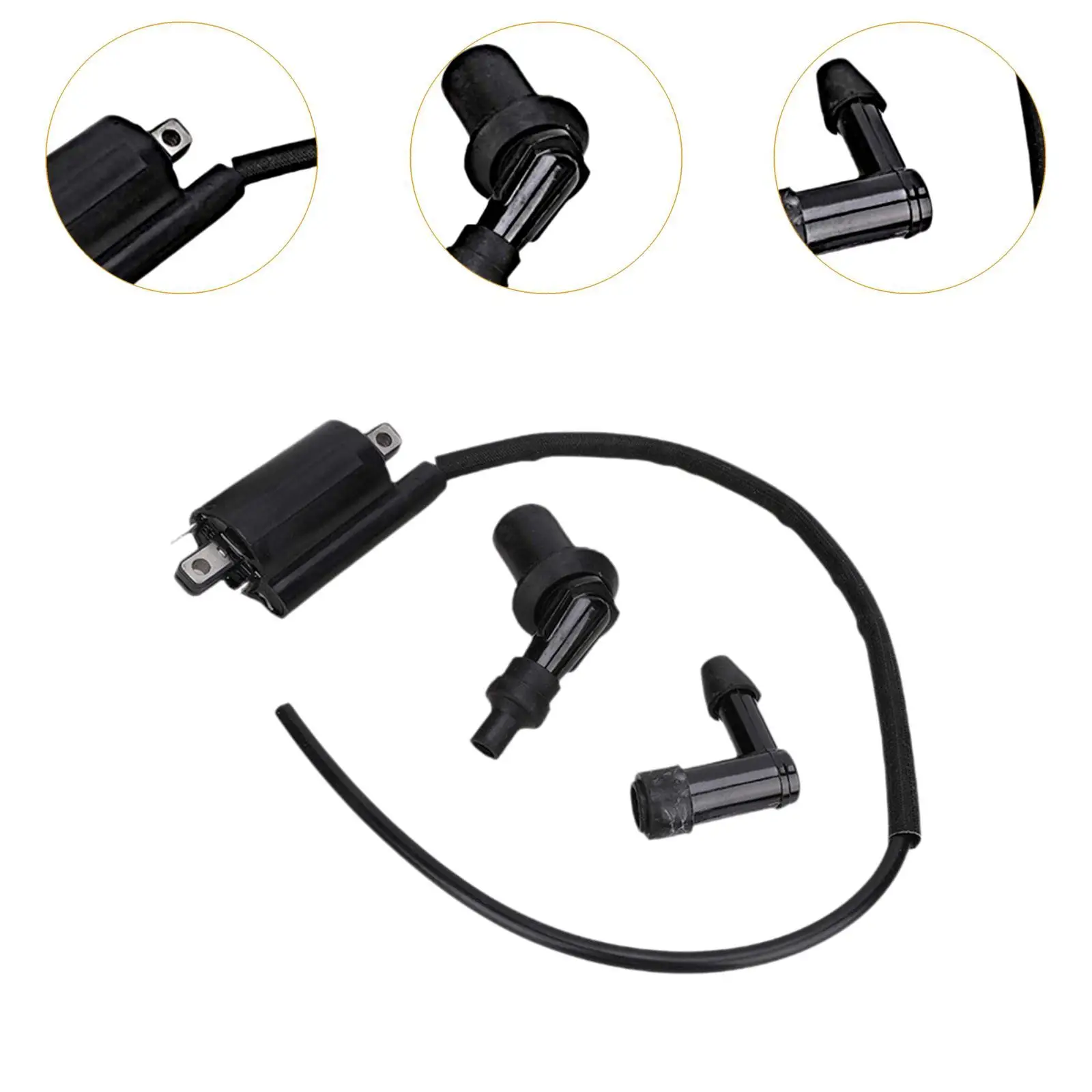 Ignition Coil Sturdy Plastic Professional Engine Coil Auto Car Part Accessory Direct Replace for Kawasaki Mule 3000
