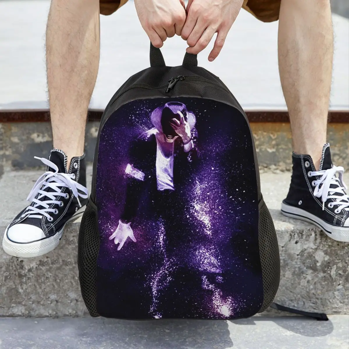 Michael Jackson Musicians Singers Dancers Backpack Hot Sale Daypack Children BookBag School Bag Shoulder Bags for Men Women