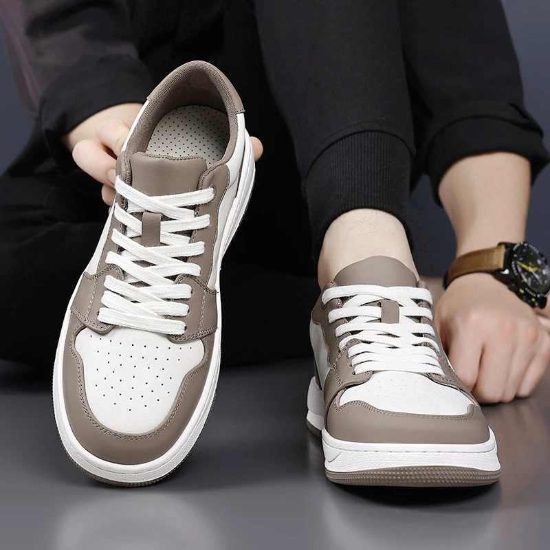 

Fashion Men's Sports Sneakers Male Outdoor Casual Skateboard Shoes Athletic Height Increase Trainers Couple Walking Footewear