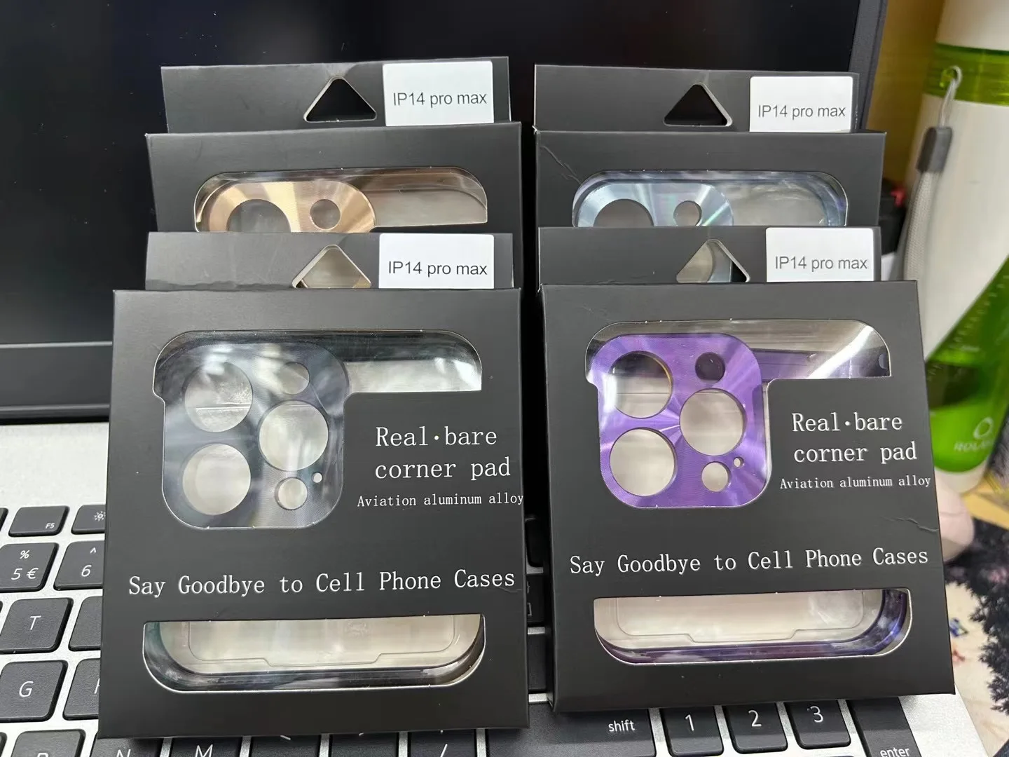 

Металлический защитный чехол с угловой накладкой для iPhone 16 Pro 15 ProMax 14 Plus 12 13, защита объектива камеры, противоударная безрамная голая крышка