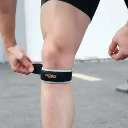 Fascia di compressione rotuleo per la corsa ciclismo Badminton basket ginocchiere da uomo e da donna protezione traspirante del tendine del ginocchio