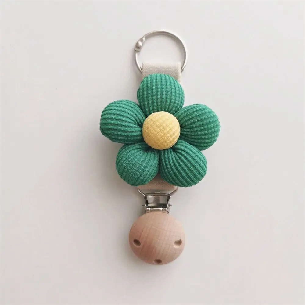 

Anti-lost Cotton Flower Hat Clip Wood Clip Hanging on Bag Travel Hat Holder Organizer Gadget Portable Hat Storage
