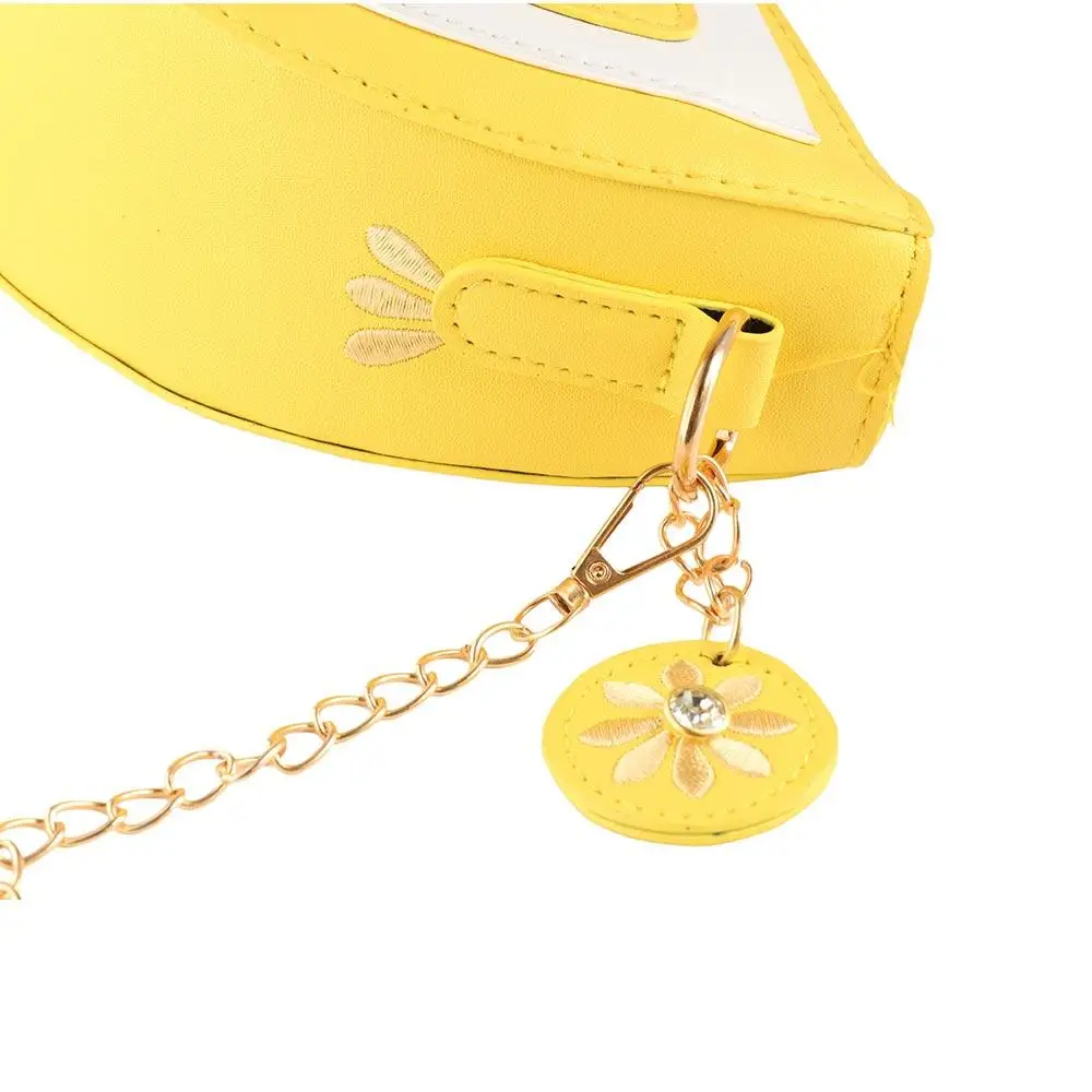 

Trendy PU Leather Fruit Handbag Shopping Phone Lemon Shoulder Bag Creative Underarm Bag Watermelon Bag Women