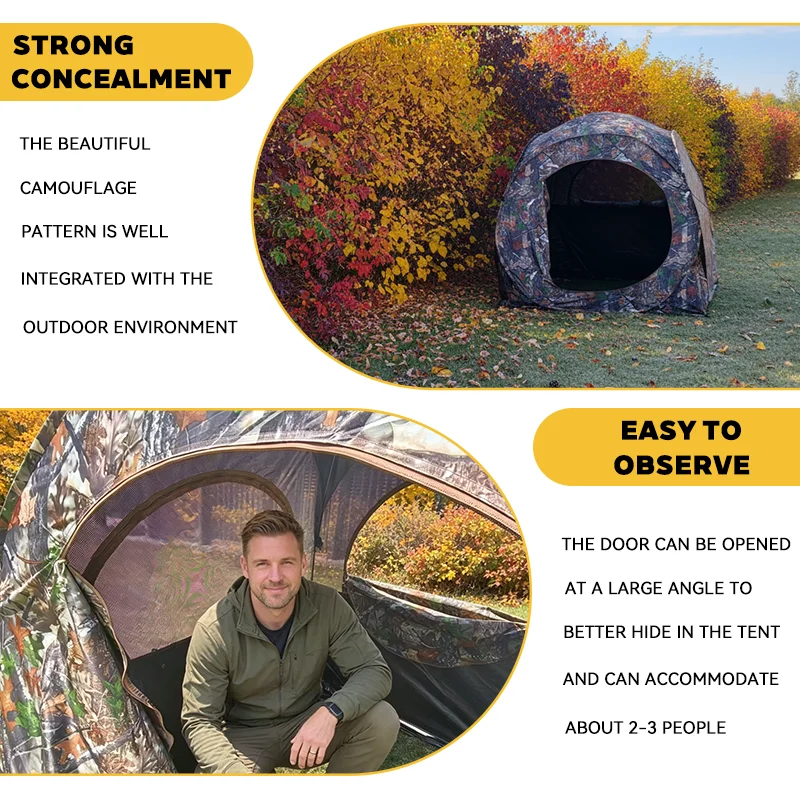 1. Składany namiot myśliwski d – Hunting & Outdoor Supplies Photos recenzja i cena