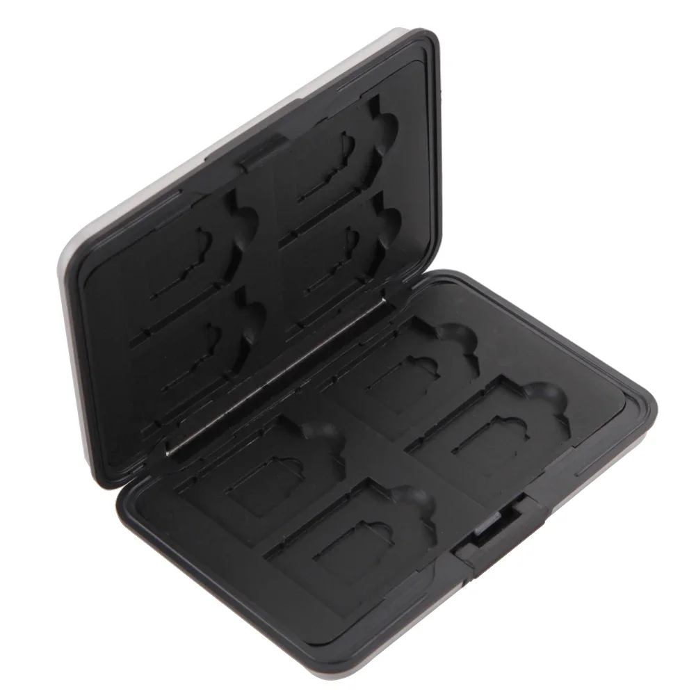 Memory Card Holder Protector Portable Memory Card Storage Box Organizer Small Plastic for Micro SD SDXC