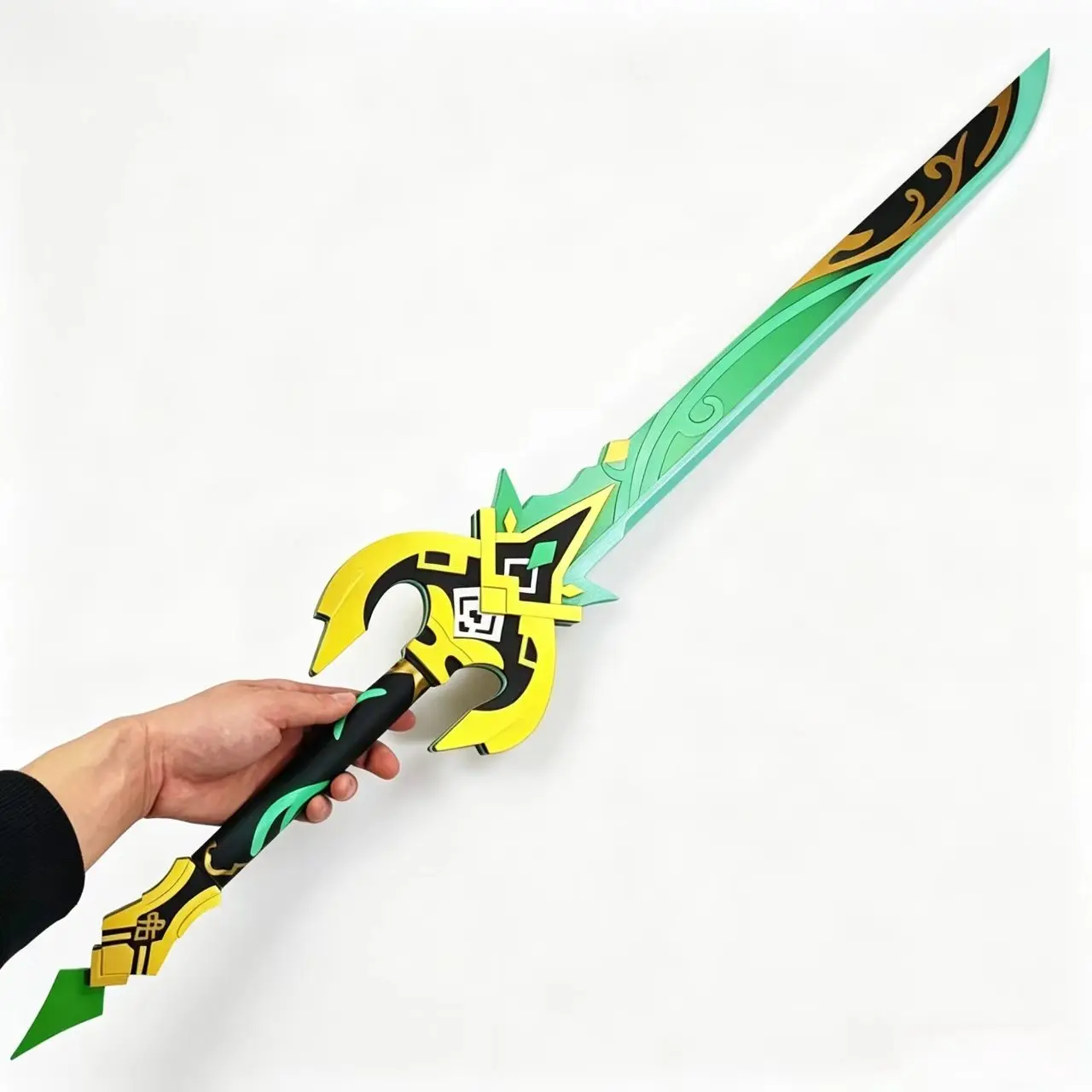 Primordial Jade Cutter Sword Prop Game Genshin Impact Cosplay Prop Halloween Christmas Fancy Party Costumes Accessories