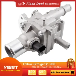 Aluminum Coolant Thermostat & Housing for Chevrolet Cruze Sonic Trax L4 1.8L Opel Astra J 1581816 25192228 25199824 25199831