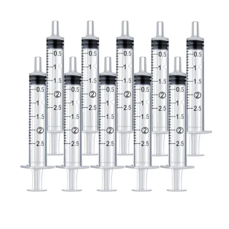 10-20pcs 1ml-10ml Measuring Syringe For Hydroponics Nutrient Kitchen Plastic Reusable