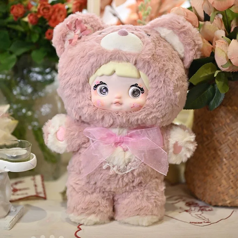 Nommi Echte Hoge 35 cm Leuke Karakter Goede Nacht Beer Pluche Figuur Speelgoed Model Guradian Wish Star Kamer Decoratie kinderen Gift