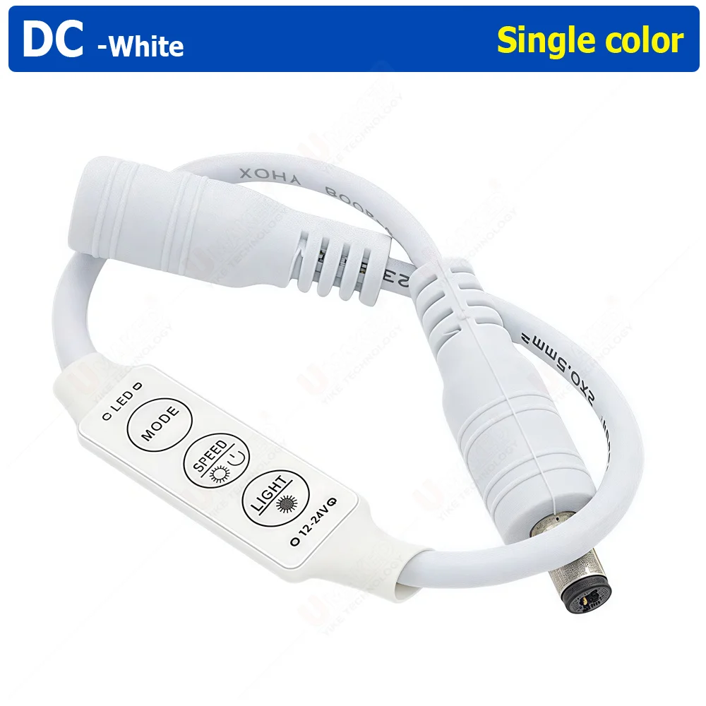 5pcs Mini 3keys led strip controller For Single Color strip USB DC dimmer 5050 5730 Led Strip Light DC12-24V dimmer controller