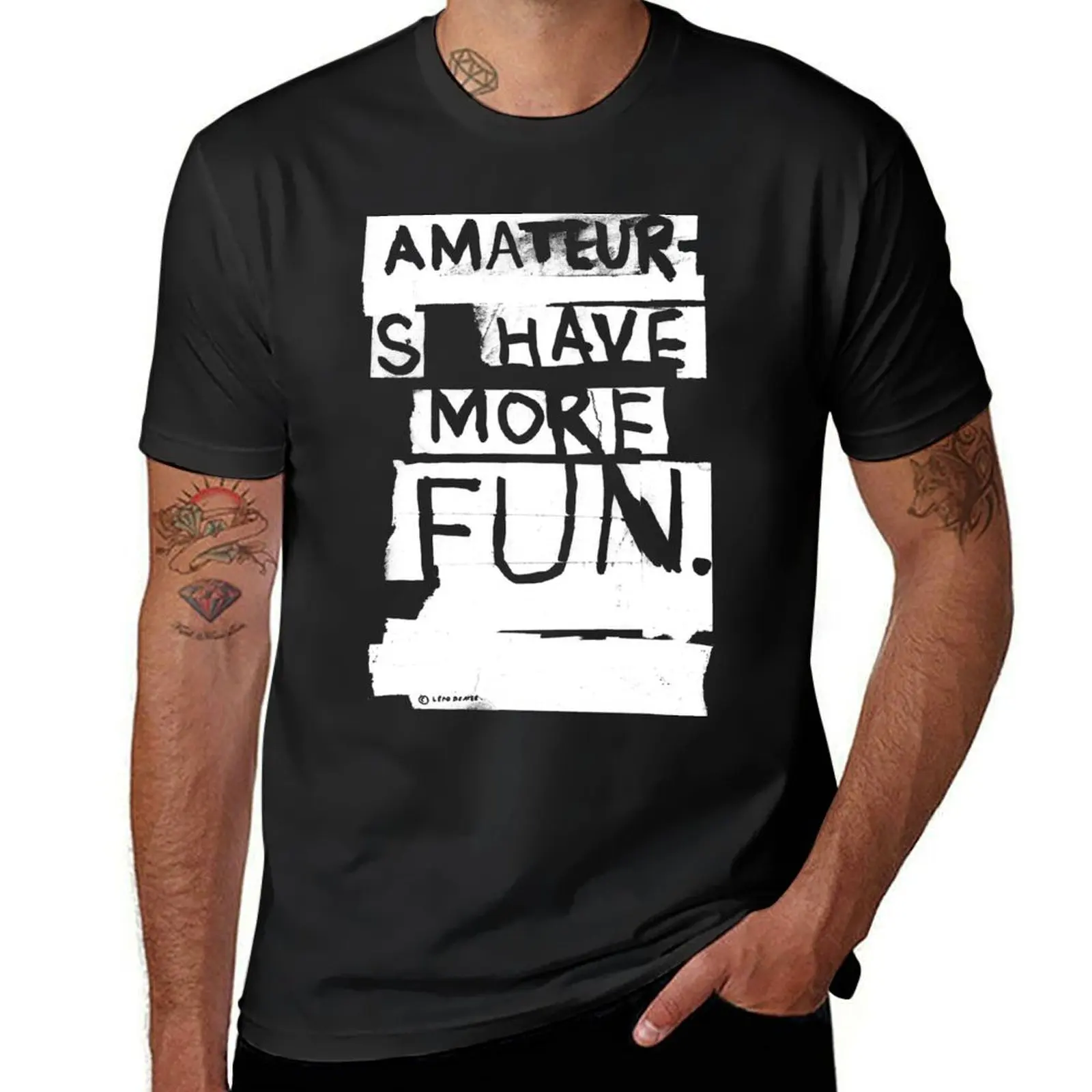 AMATEURS T-Shirt tees hippie clothes fitted t shirts for men