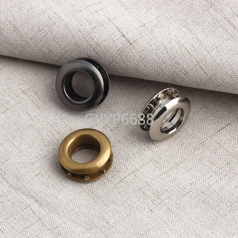 5/30/100PCS 14MM Metal Die Casting Eyelets For Bags Belt Clothes O Ring Perforated Eyelet Hook Grommet Stoma Clasp Accessories