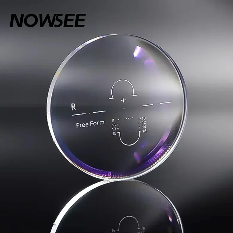 NOWSEE 1.74 Refractive Index Progressive Multifocal Free Form Super Thin Lenses  With Widest Field of View Prescription Eyewear