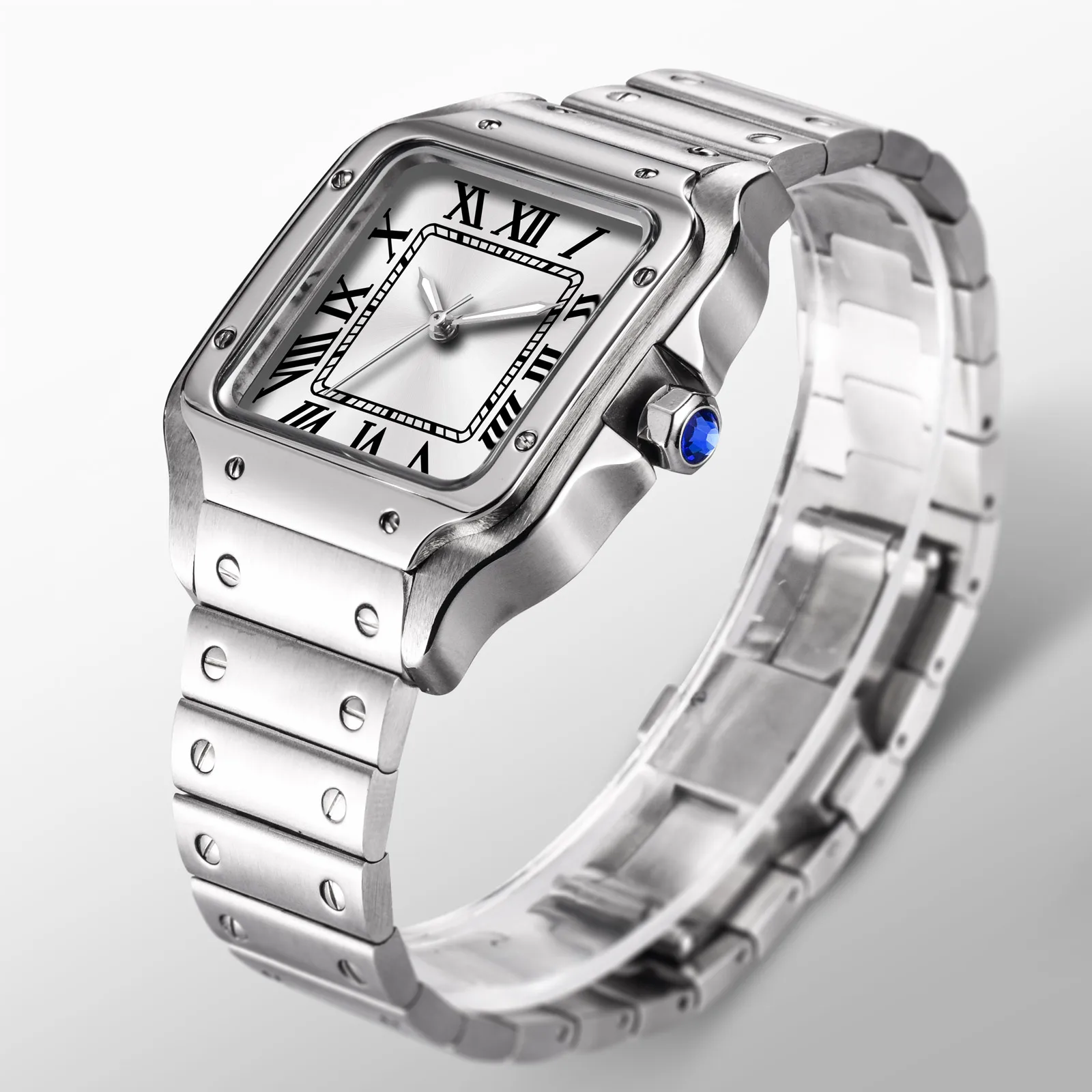New square mechanical watch NH35 movement luxury new men's mechanical watch life waterproof 30 meters multiple color options
