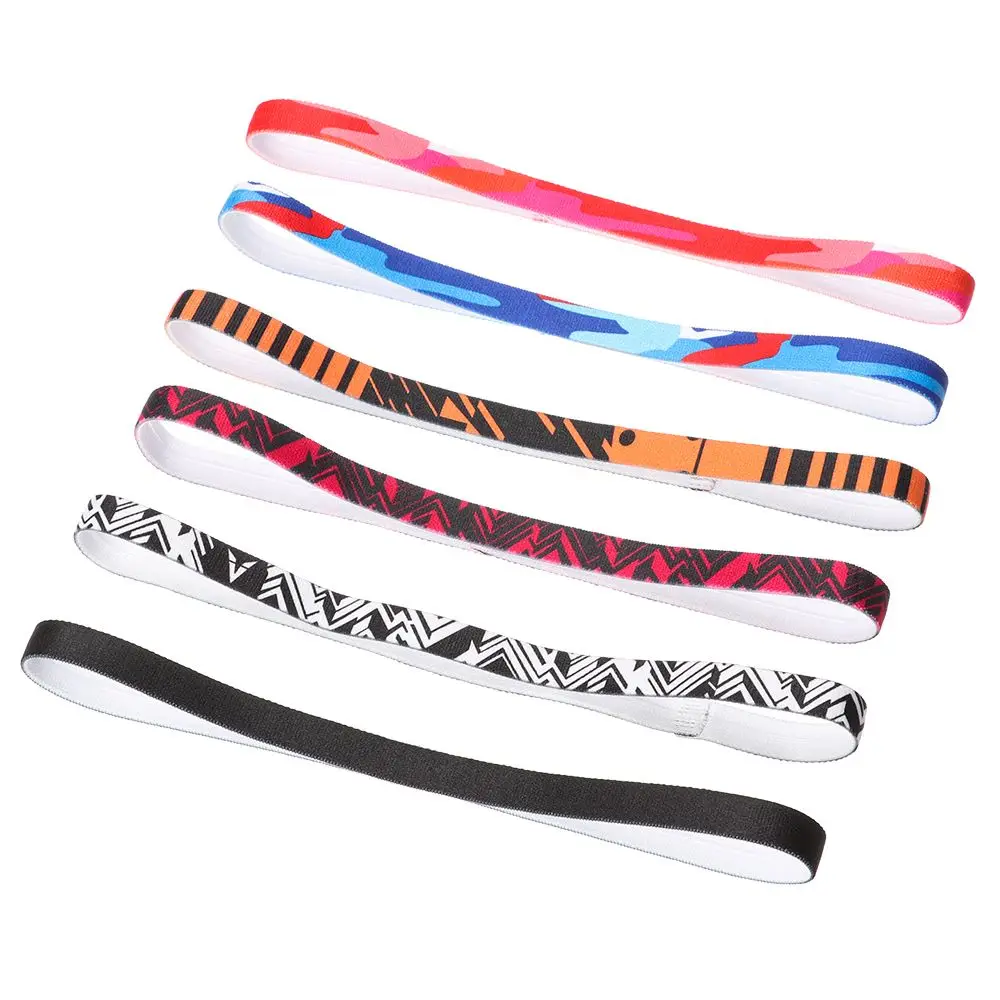 Fashion Elastic Stretch Anti-slip Gym Running Headwear Yoga Sweatband Sport Hairband Fitness Headband