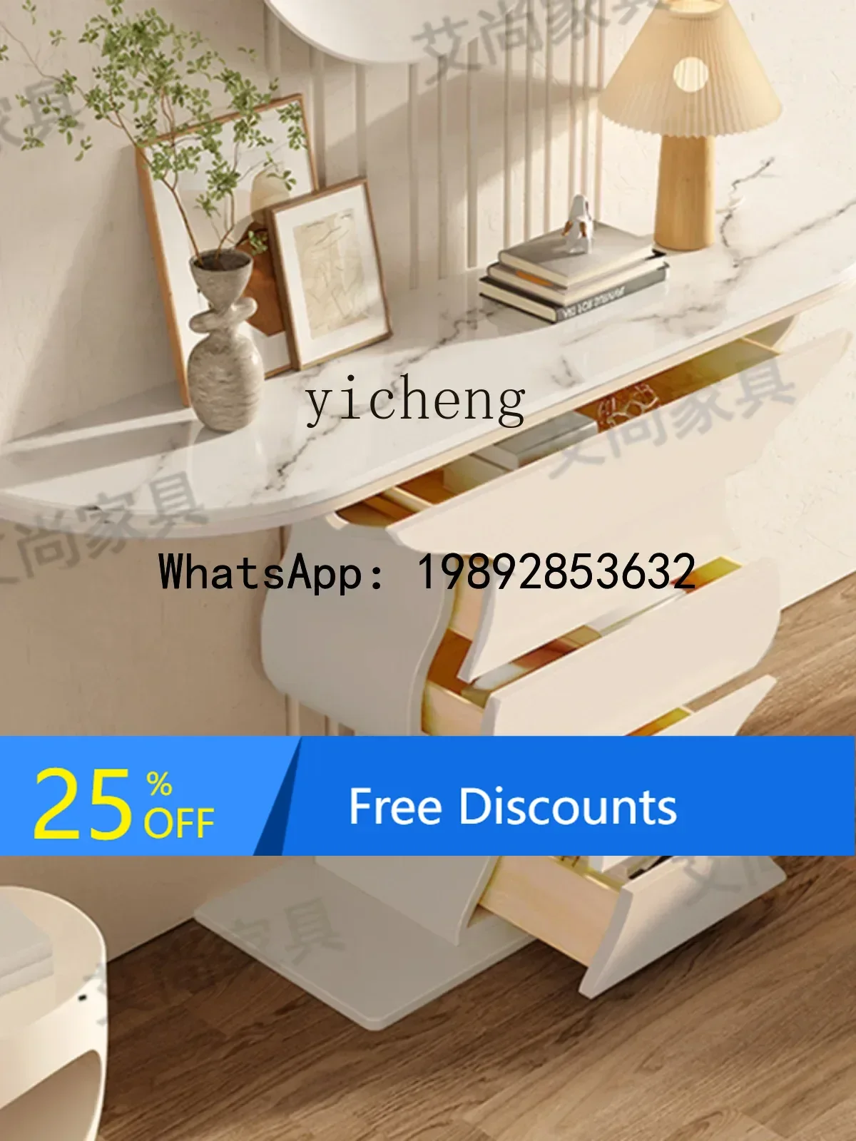 

light luxury entrance platform entry end view platform aisle corridor decorative strip case storage entrance table