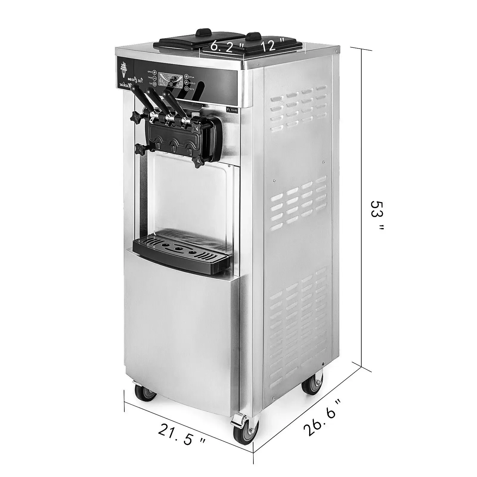 VEVOR Pro Leg Stretcher 220LBS BeenstrekapparaatCommerciëleSoftServeIceCreamMachineijsmachine - afbeelding 1
