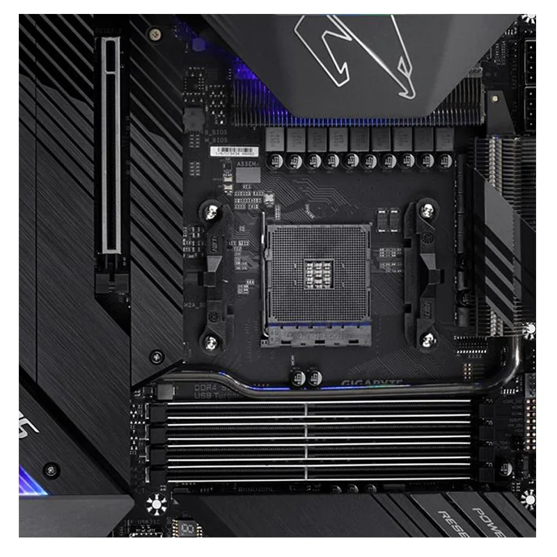 Imagem -02 - Placa-mãe do Computador Usado Desktop Mainboard Am4 para Amd X570 X570 Aorus Xtreme Pci-e4.0 Usb 3.0 Sata3 Ddr4 128g