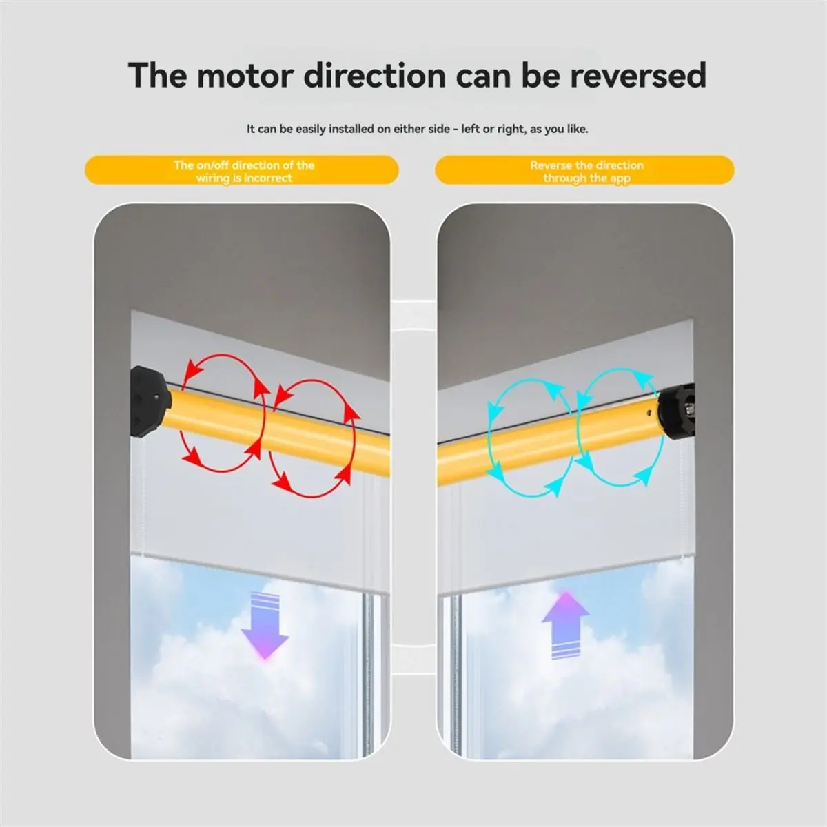 Punctual- Tuya Matter over Thread Smart WiFi Roller Blinds Shade Motor Shutter Curtains Automation for 38mm 25 Tube