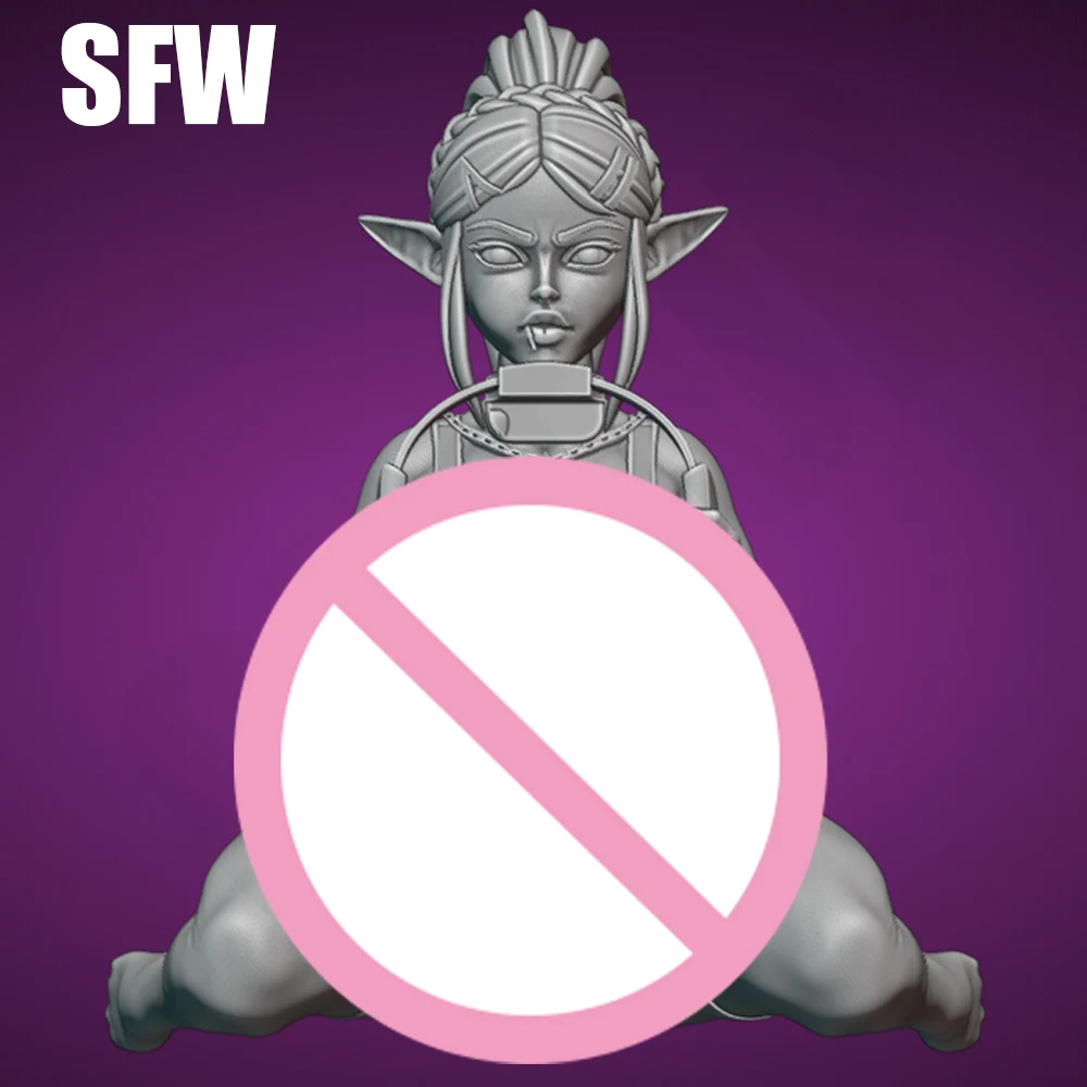 

Sexy Princess Lady NSFW 1/24 Scale Resin Figure Model Kit Rabbit Unassembled Unpainted Doll 3D Printing DIY Statue Crafts Toy