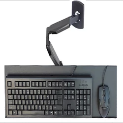 WH01 Wall Mount Keyboard Support 2 in 1 Monitor Keyboard Holder Arm