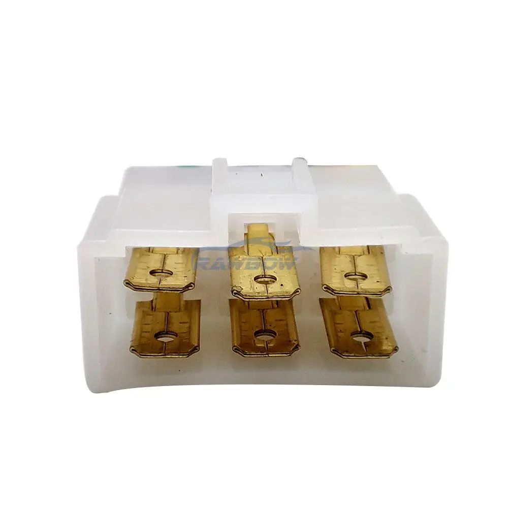 1/5/10 Set For Customized 6-way universal connector for male and female 6-pin wire harness of automotive universal connectors