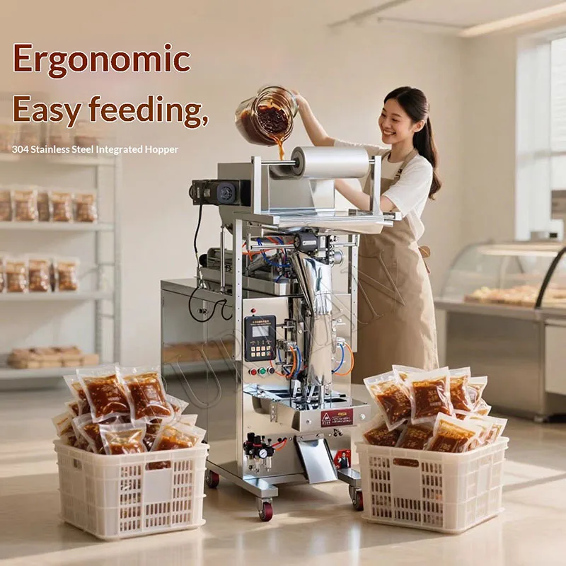 

Автоматическая упаковочная машина для смешивания фруктов Passion Машина для упаковки жидкого варенья с медом чили