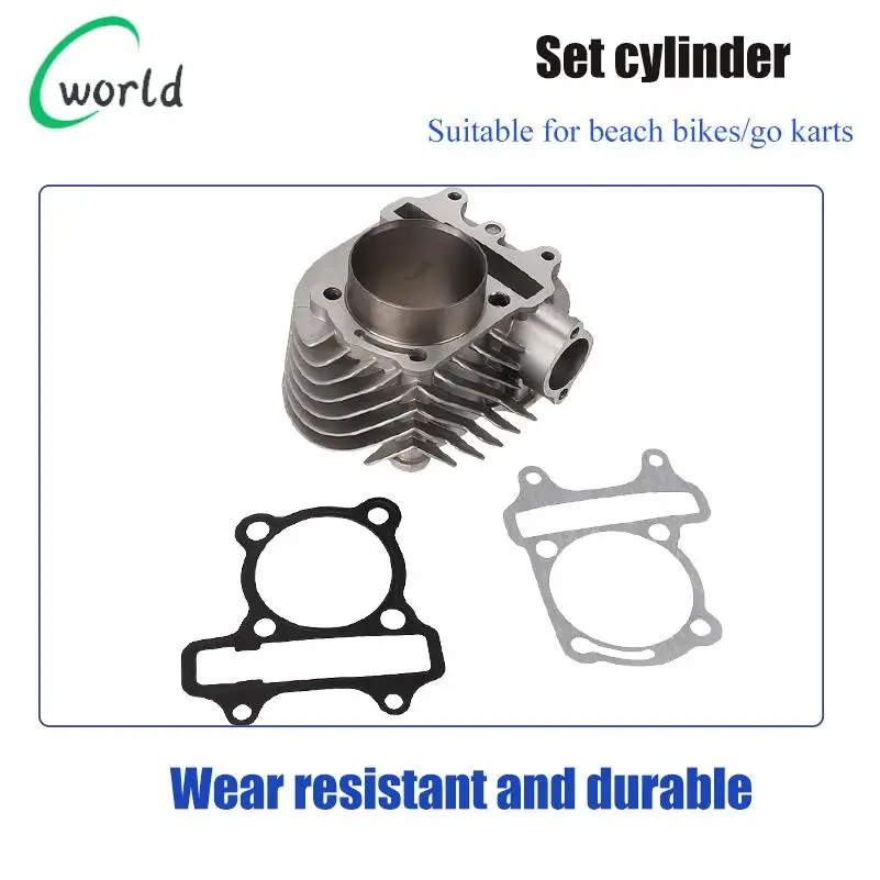 

Equipped with 61mmGY6, large cylinder liner, suitable for 4-stroke 157QMJ all terrain vehicles, go karts, and motorcycles