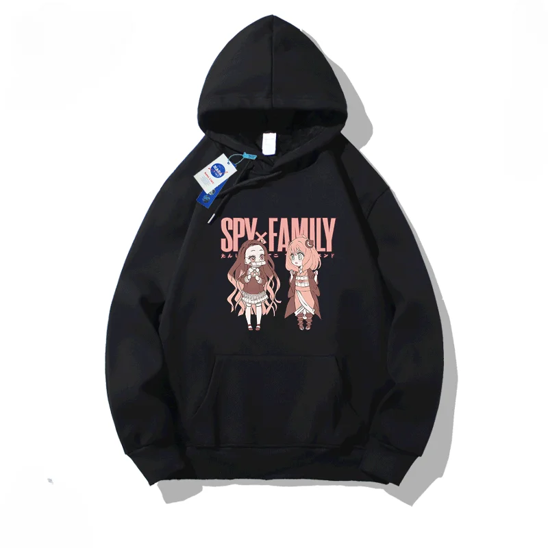 Anime Cartoon SPY × FAMILY Sweater Anya Forger Thin Hooded Sweater Loose Jacket Cartoon Comfort Lightweight Spring and Autumn