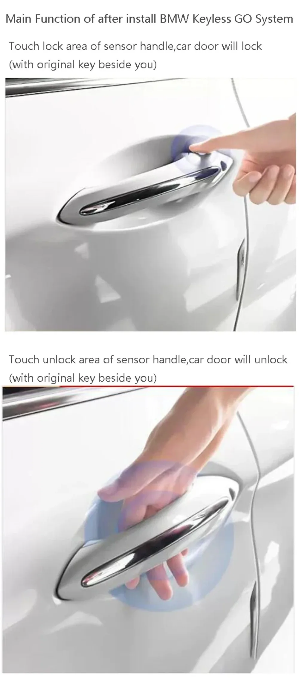 Для 21-23 BMW 2 серии 3 серии 4 серии 5 серии 6 Z4 IX3 Комфортная система бесключевого доступа PKE 2 Ручка автомобильного датчика