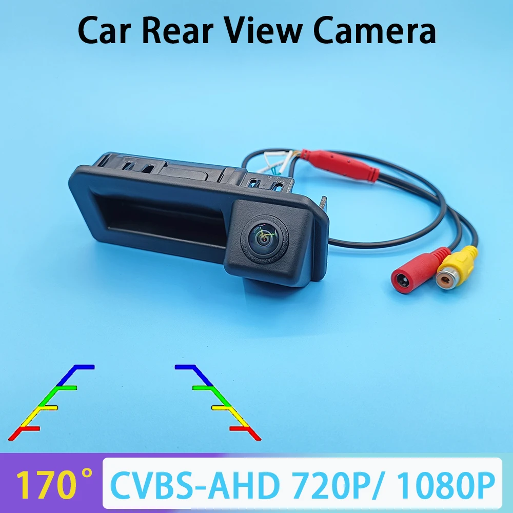 

AHD 1080P Car Rear View Reverse Trunk Handle Camera for Audi Q2 Q2L Q5L A5 Skoda karoq KODIAQ Cayenne Polo Bora Vehicle