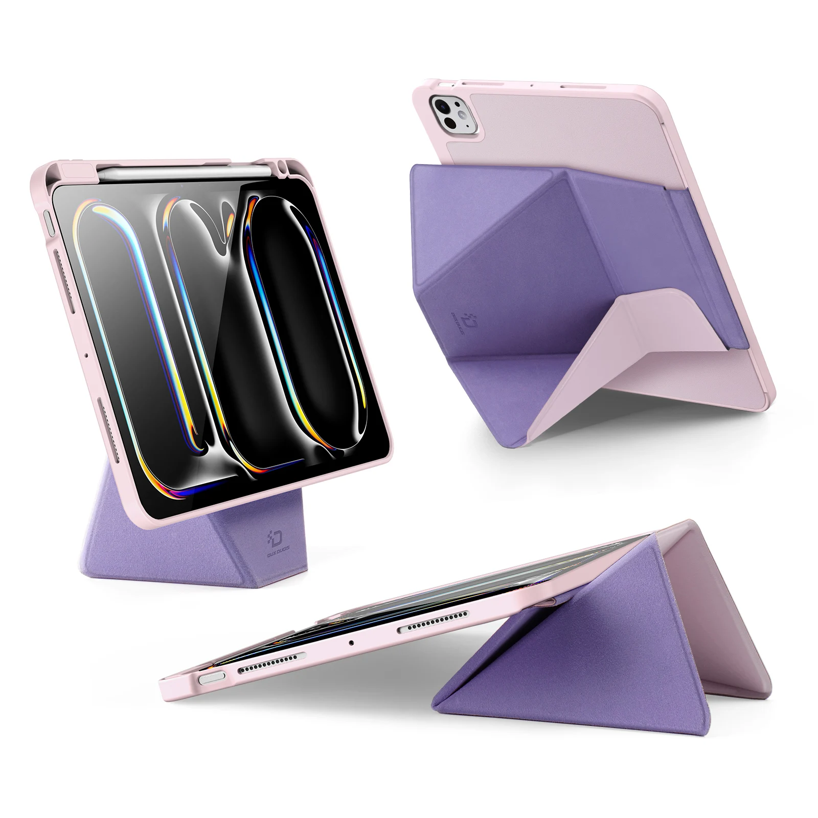 DUX DUCIS hoes voor iPad Pro 13 2025/iPad Air 11 M4/iPad 10/Air5 tablet met penhouder, automatische slaap-/waakfunctie en multi-hoekondersteuning