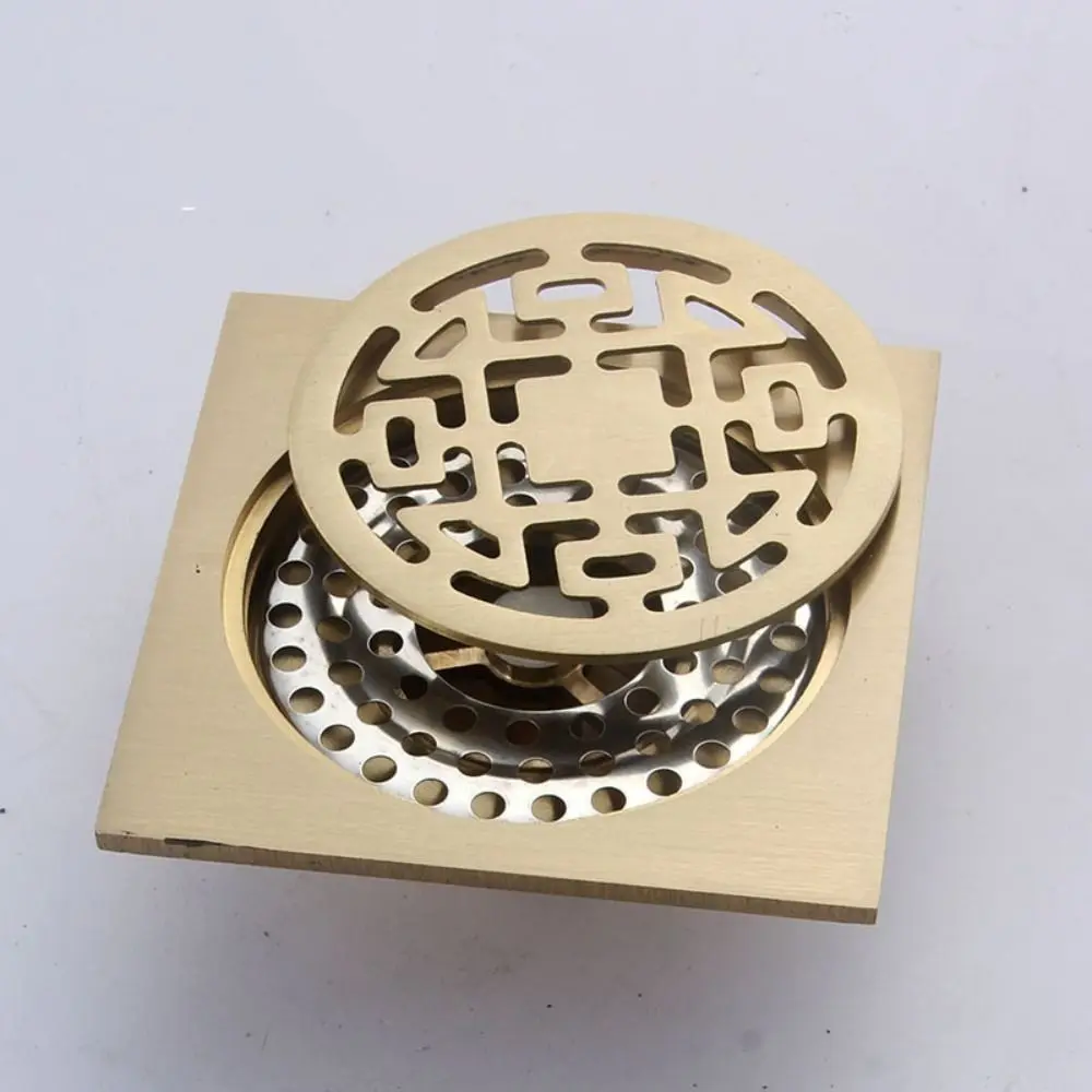 

Латунные сливы для пола, съемный дренаж для ванной комнаты с защитой от запаха, водонепроницаемая плиточная вставка, квадратный слив для душа, аксессуары для душа в ванной комнате