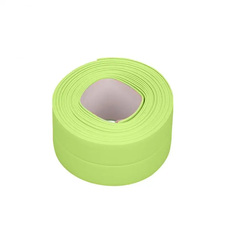 1 Roll PVC Waterdichte zelfklevende Afdichtingstape Olie-Proof Aanrecht Rand Kalfateren Tape Badkamer Wc Hoek muurstickers