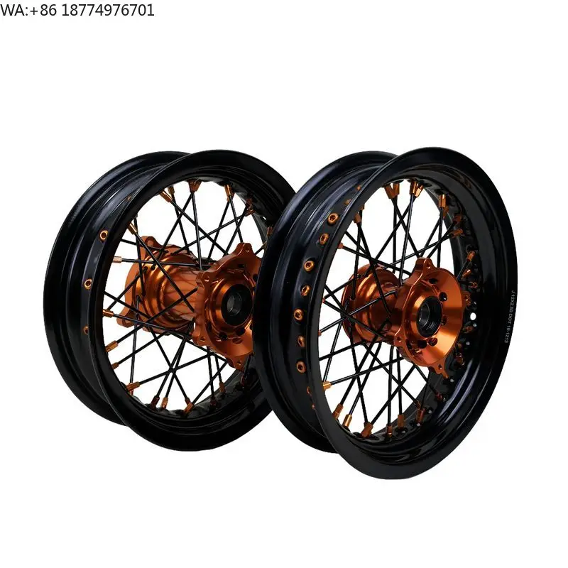 

Special Offer Fit SX85 TM 14/12 Inch Wheel Set Motocross Off-Road Bike Wheels