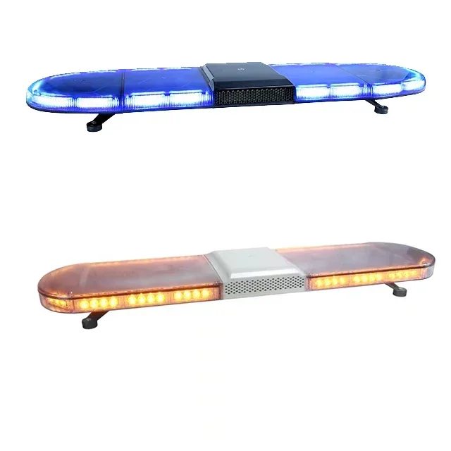 2026 New 42 inch 1.2m ambulance rotating auto led emergency warning light bar with siren speaker