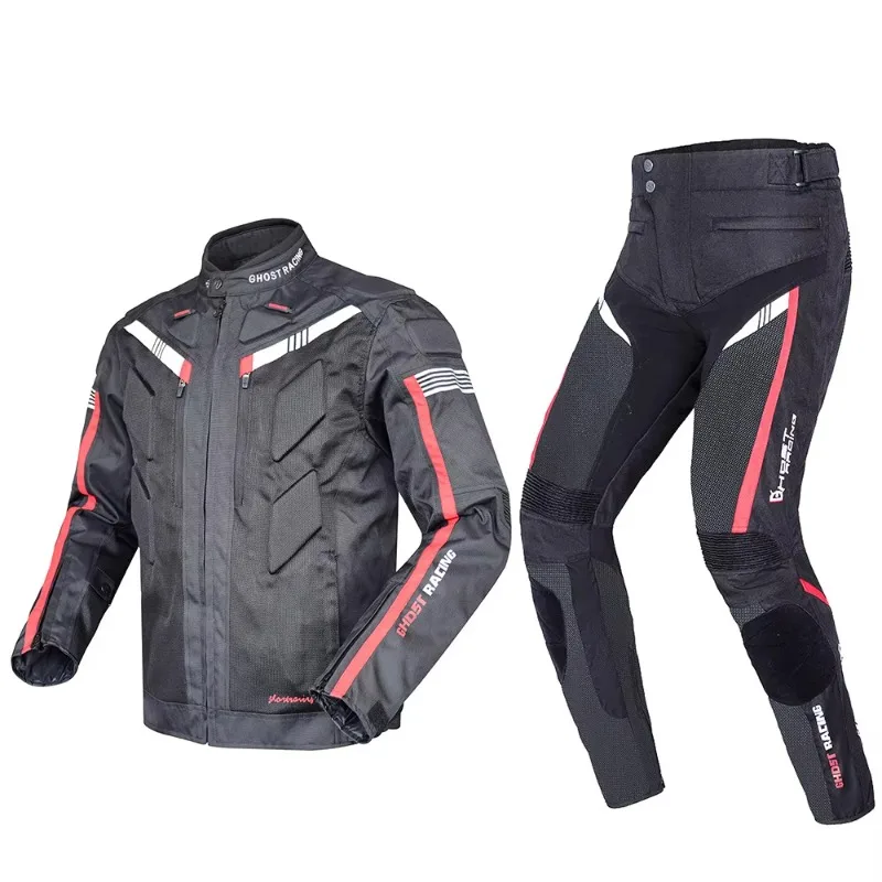 

2025 New Style Motorcycle Summer Riding Suit Biker Racing Suit Fall Protection Waterproof Split Jacket