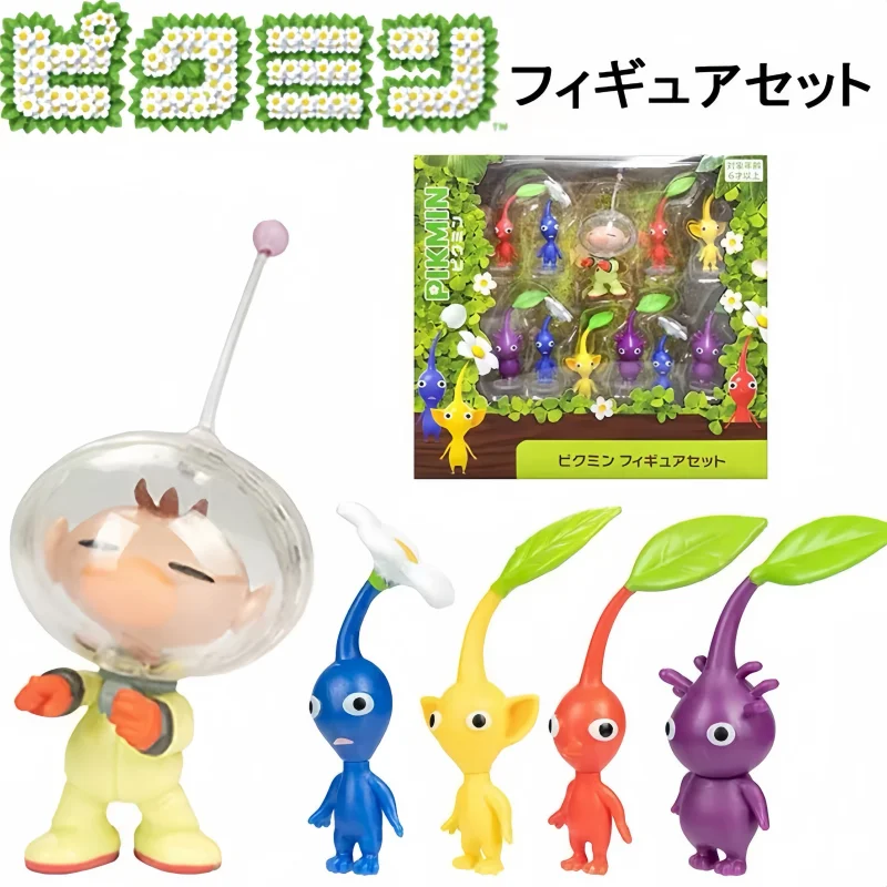 High Quality In Stock Pikmin Cute Figurine Blind Box Captain Olima Alien Life Forms Cute Cartoon Anime Figure Toy Birthday Gifts view 2
