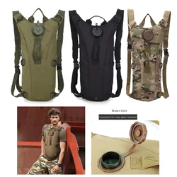 Tactical Hydration Pack Backpack Military Water-proof Nylon Water Bag with 3 Liter Bladder for Hiking Cycling Climbing