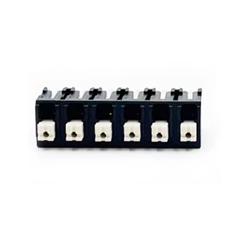 (1 Pcs) DG212V-5.0mm Straight Pin Screwless Spring Push Type Double Row Leg PCB Terminal Block KF2035AR 2P 3P 4P 5P 6P 7P 8P~12P