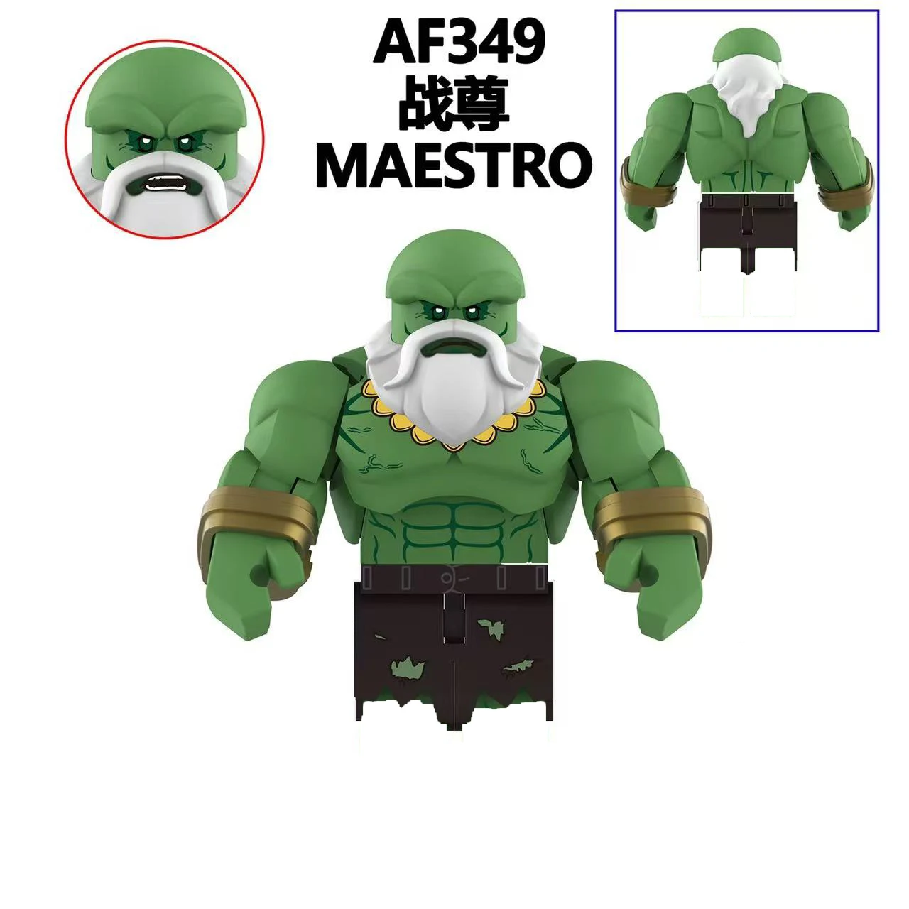 AF348 جديد حار فيلم هالك بطل شخصية اللبنات لعبة الكلاسيكية عمل الشكل الطوب لغز لعب الأولاد للأطفال هدية