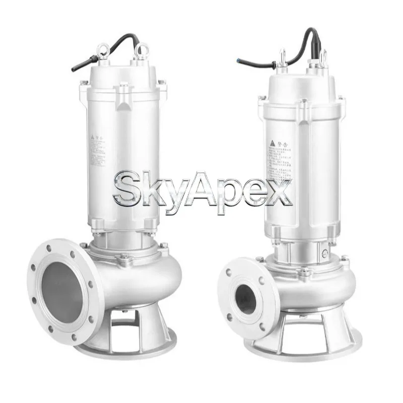 Stainless Steel Sewage Pump Precision Cast 304 Standard Flange Industrial Acid Alkali Resistant Chemical Pump