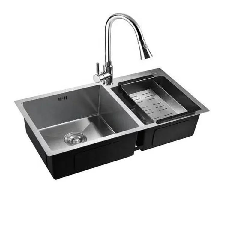 

High Quality Custom Small Double Kitchen Sink With Siphon
