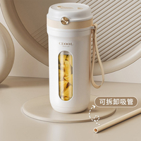 10 Blades Electric Portable Blender 350ML Juicer Fruit Mixers USB Rechargeable Smoothie Juicer Cup Squeezer Juice Maker